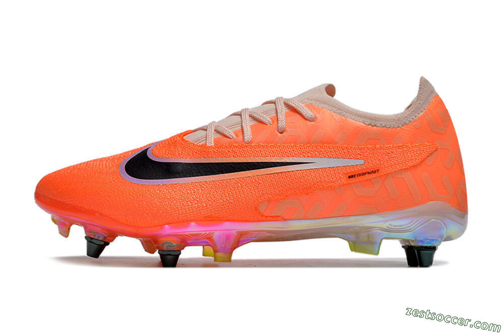 Nike Phantom GX Elite SG Low-Tops Soccer Cleats - Orange/Black 2
