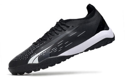 Puma Ultra Ultimate TF Low-Tops Soccer Shoes - Black/White