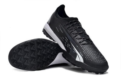 Puma Ultra Ultimate TF Low-Tops Soccer Shoes - Black/White