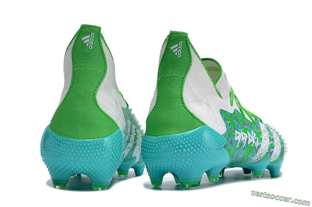 Adidas Predator Freak.1 FG High-Tops Soccer Cleats - Blue/White/Grey 6