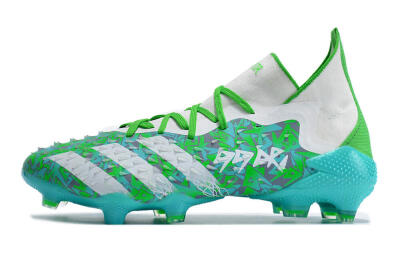 Adidas Predator Freak.1 FG High-Tops Soccer Cleats - Blue/White/Grey