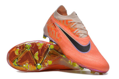 Nike Phantom GX Elite FG Low-Tops Soccer Cleats - Orange/Black/Purple