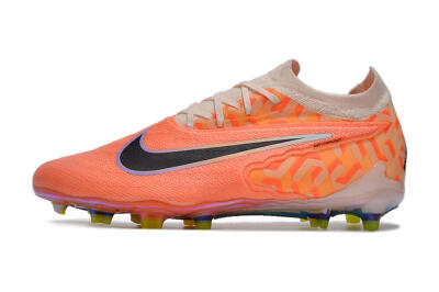 Nike Phantom GX Elite FG Low-Tops Soccer Cleats - Orange/Black/Purple
