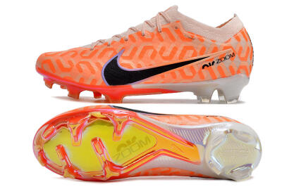 Nike Air Zoom Mercurial Vapor 15 Elite FG Low-Tops Soccer Cleats - Orange/Black/Purple
