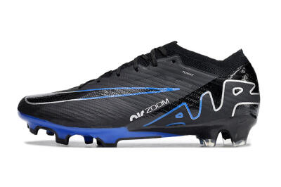 Nike Air Zoom Vapor 15 Elite SE FG Low-Tops Soccer Cleats - Black/Blue/White
