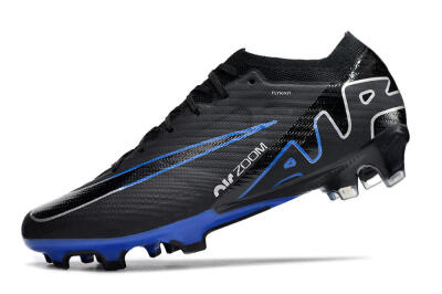 Nike Air Zoom Vapor 15 Elite SE FG Low-Tops Soccer Cleats - Black/Blue/White