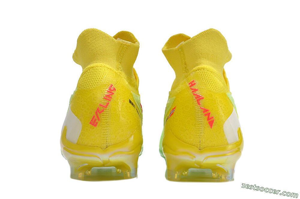 Nike Phantom GX Elite DF FG High-Tops Soccer Cleats - Yellow/Green/Black/Red 5