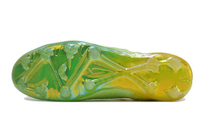 Nike Phantom GX Elite DF FG High-Tops Soccer Cleats - Yellow/Green/Black/Red