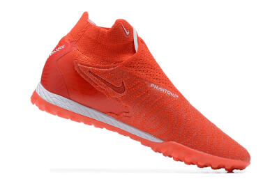 Nike Phantom GX Elite DF TF High-Tops Soccer Shoes - Red/White