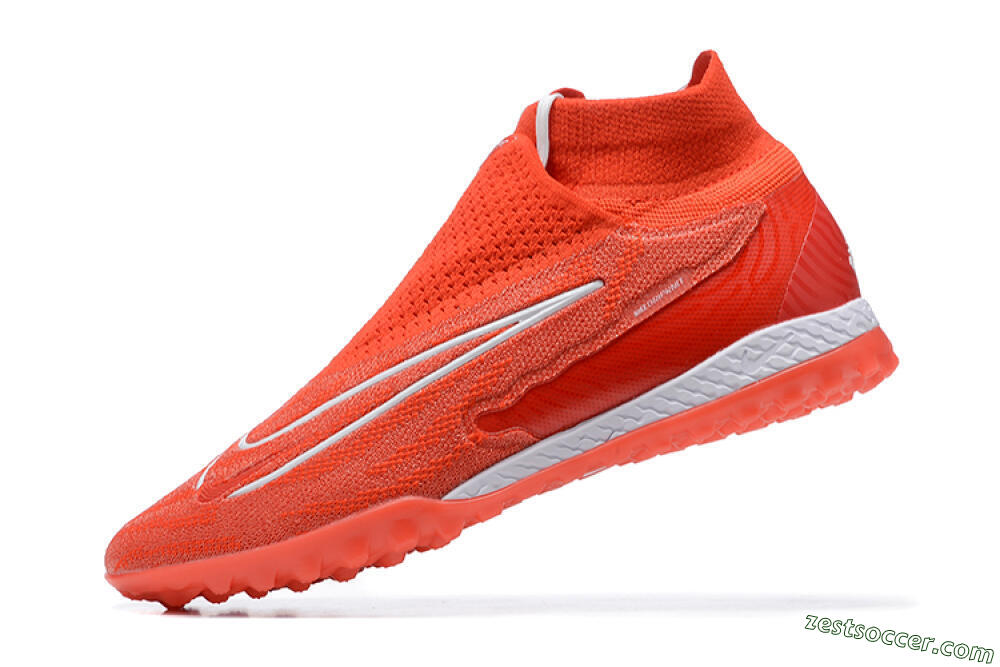 Nike Phantom GX Elite DF TF High-Tops Soccer Shoes - Red/White 7