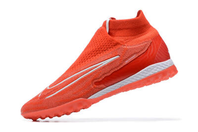 Nike Phantom GX Elite DF TF High-Tops Soccer Shoes - Red/White
