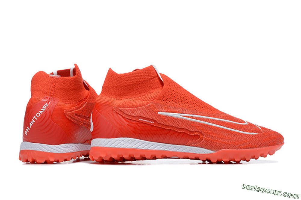Nike Phantom GX Elite DF TF High-Tops Soccer Shoes - Red/White 8