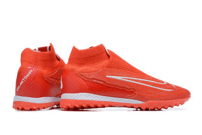 Nike Phantom GX Elite DF TF High-Tops Soccer Shoes - Red/White