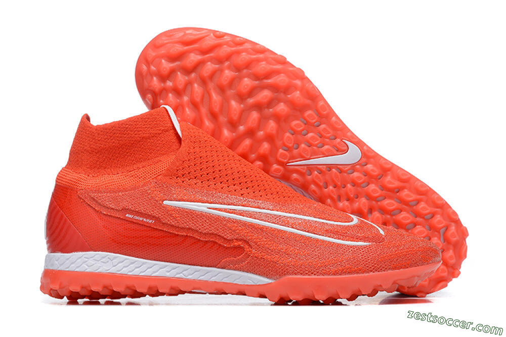 Nike Phantom GX Elite DF TF High-Tops Soccer Shoes - Red/White 0