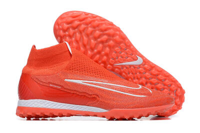 Nike Phantom GX Elite DF TF High-Tops Soccer Shoes - Red/White