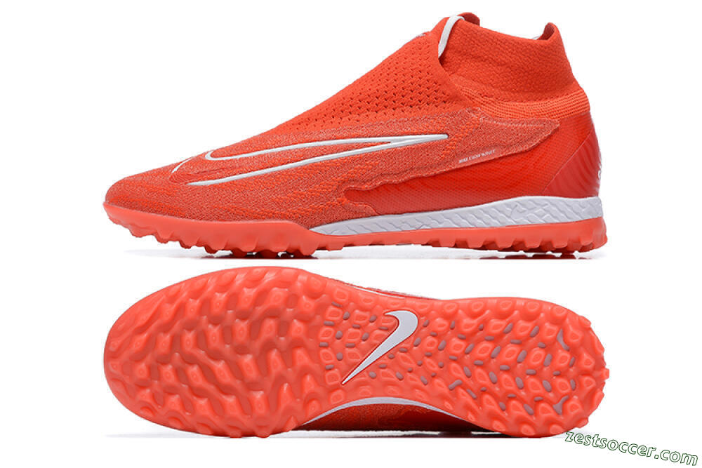 Nike Phantom GX Elite DF TF High-Tops Soccer Shoes - Red/White 1