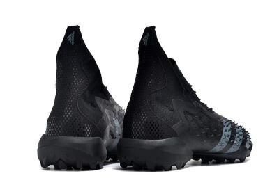 Adidas Predator Freak+ TF High-Tops Soccer Shoes - Black/Silver