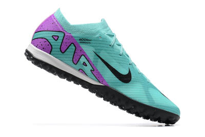 Nike Air Zoom Mercurial Vapor 15 Elite TF Low-Tops Soccer Shoes - Blue/Black/Purple