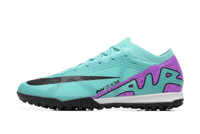 Nike Air Zoom Mercurial Vapor 15 Elite TF Low-Tops Soccer Shoes - Blue/Black/Purple