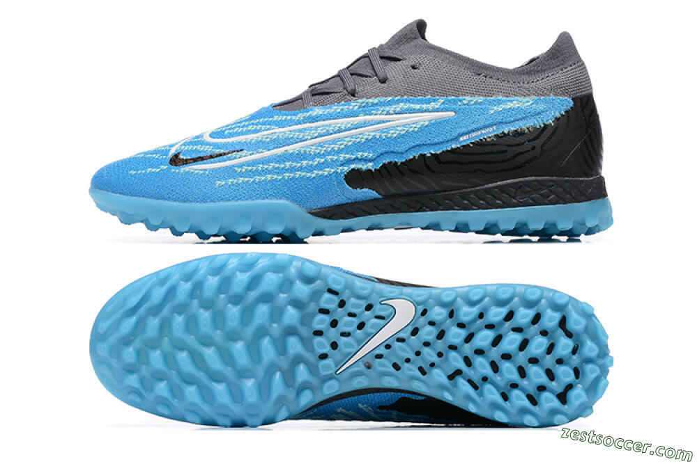 Nike Phantom GX Elite TF Low-Tops Soccer Shoes - Blue/White/Black 1