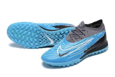 Nike Phantom GX Elite TF Low-Tops Soccer Shoes - Blue/White/Black