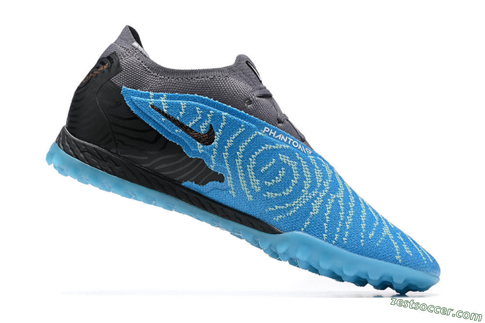 Nike Phantom GX Elite TF Low-Tops Soccer Shoes - Blue/White/Black 7