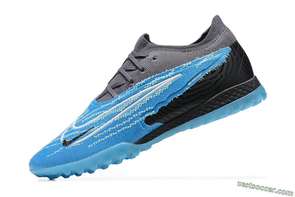 Nike Phantom GX Elite TF Low-Tops Soccer Shoes - Blue/White/Black 8