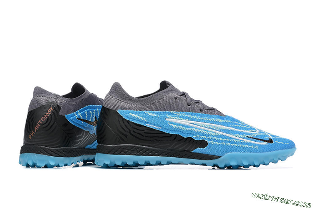 Nike Phantom GX Elite TF Low-Tops Soccer Shoes - Blue/White/Black 9