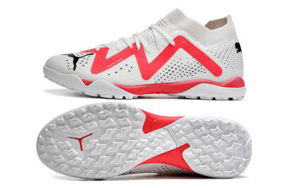 Puma Future X Powercat Tokyo Match TF Low-Tops Soccer Shoes - White/Red/Black