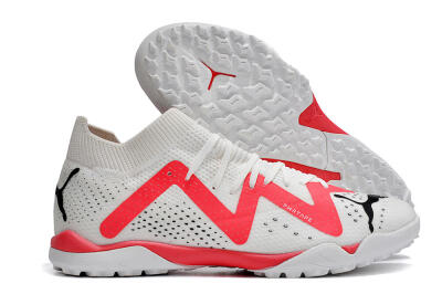 Puma Future X Powercat Tokyo Match TF Low-Tops Soccer Shoes - White/Red/Black