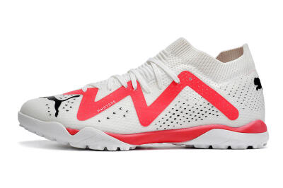 Puma Future X Powercat Tokyo Match TF Low-Tops Soccer Shoes - White/Red/Black