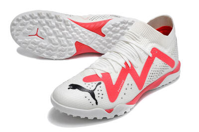 Puma Future X Powercat Tokyo Match TF Low-Tops Soccer Shoes - White/Red/Black