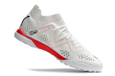 Puma Future X Powercat Tokyo Match TF Low-Tops Soccer Shoes - White/Red/Black