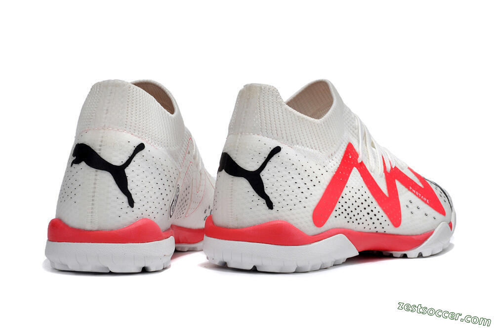 Puma Future X Powercat Tokyo Match TF Low-Tops Soccer Shoes - White/Red/Black 6