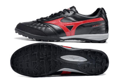 Mizuno Morelia Sala Japn TF Low-Tops Soccer Shoes - Black/Red/White