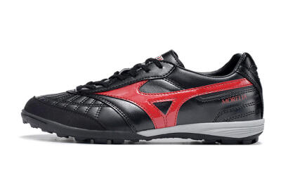 Mizuno Morelia Sala Japn TF Low-Tops Soccer Shoes - Black/Red/White