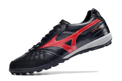 Mizuno Morelia Sala Japn TF Low-Tops Soccer Shoes - Black/Red/White