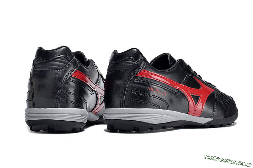 Mizuno Morelia Sala Japn TF Low-Tops Soccer Shoes - Black/Red/White 6