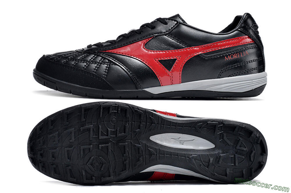 Mizuno Morelia Sala Japn IC Low-Tops Soccer Shoes - Black/Red/White 1
