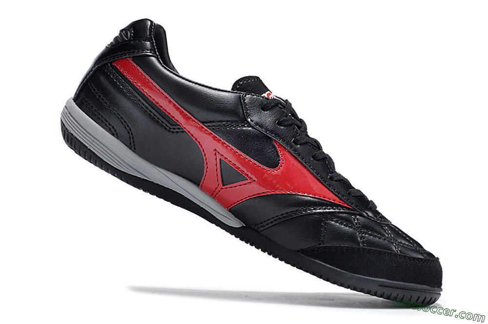 Mizuno Morelia Sala Japn IC Low-Tops Soccer Shoes - Black/Red/White 4