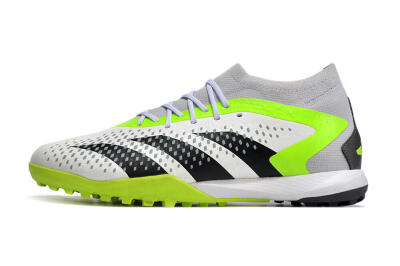 Adidas Predator Accuracy.1 TF Low-Tops Soccer Shoes - White/Black/Green