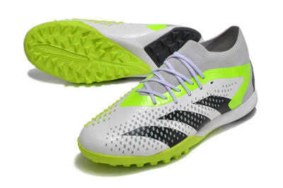 Adidas Predator Accuracy.1 TF Low-Tops Soccer Shoes - White/Black/Green