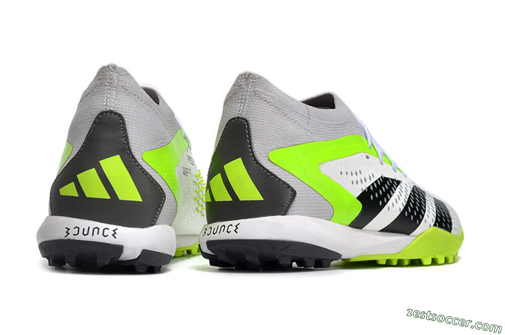 Adidas Predator Accuracy.1 TF Low-Tops Soccer Shoes - White/Black/Green 6