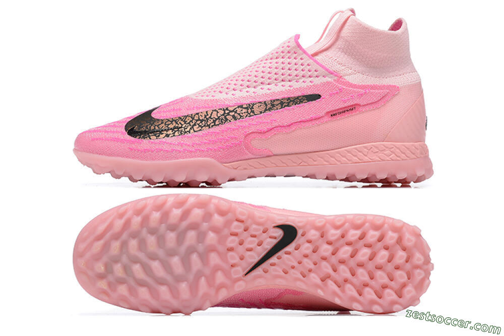 Nike Phantom GX Elite DF TF High-Tops Soccer Shoes - Pink/White 1