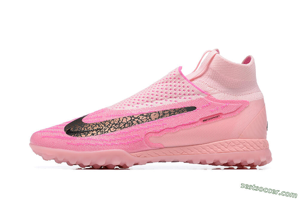 Nike Phantom GX Elite DF TF High-Tops Soccer Shoes - Pink/White 0