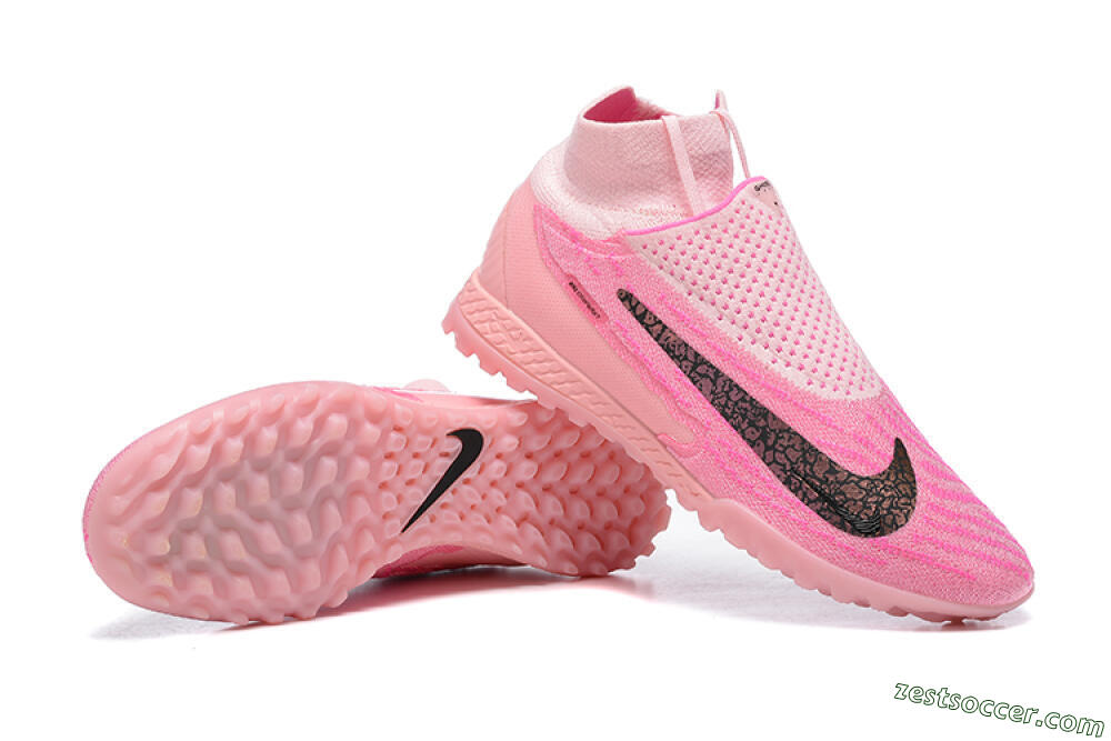 Nike Phantom GX Elite DF TF High-Tops Soccer Shoes - Pink/White 4