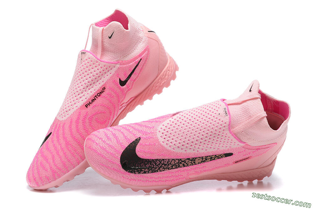 Nike Phantom GX Elite DF TF High-Tops Soccer Shoes - Pink/White 6
