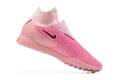 Nike Phantom GX Elite DF TF High-Tops Soccer Shoes - Pink/White