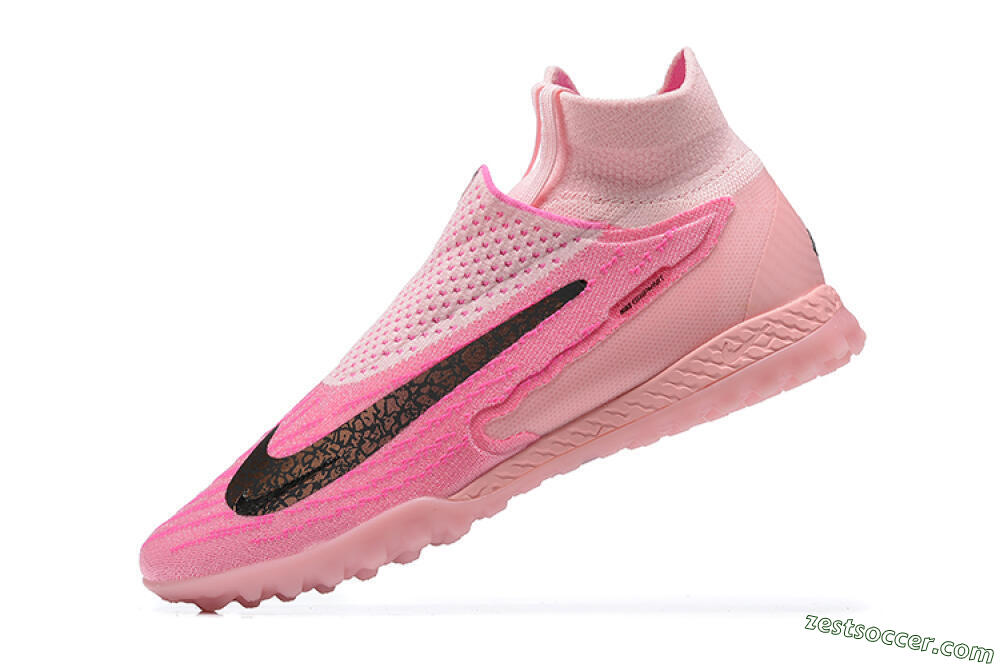 Nike Phantom GX Elite DF TF High-Tops Soccer Shoes - Pink/White 8