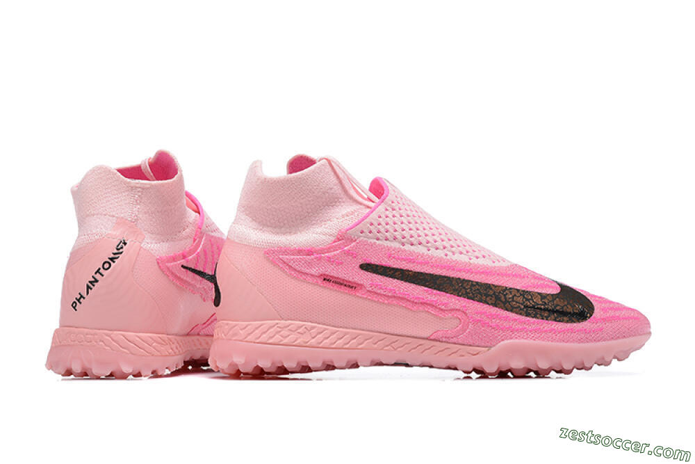 Nike Phantom GX Elite DF TF High-Tops Soccer Shoes - Pink/White 9
